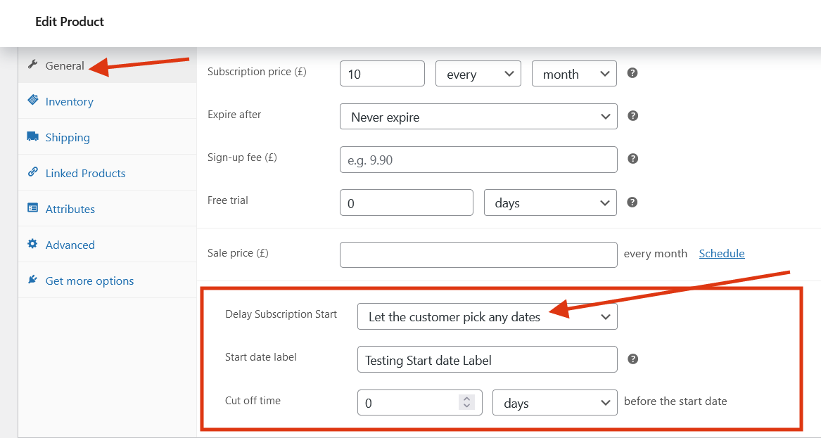 Backend Customer Chosen Date Custom Start Date for WooCommerce Subscriptions - ProgosTech