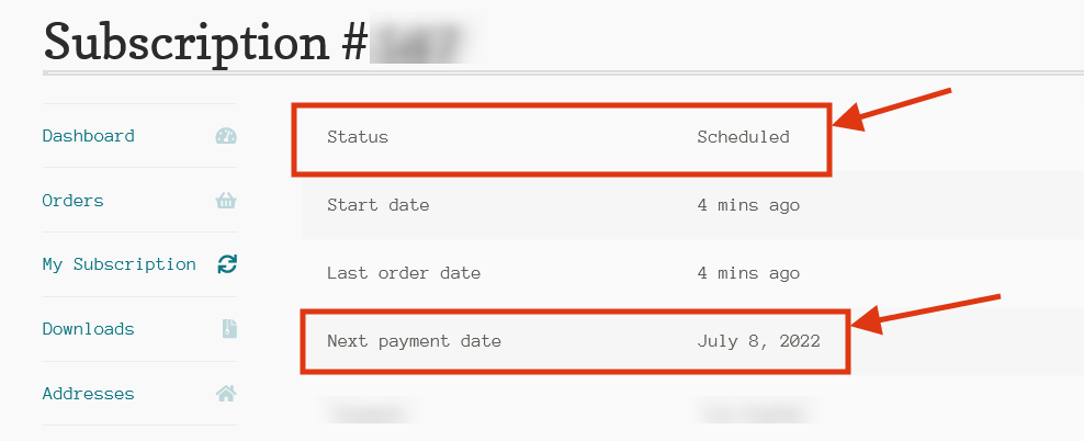 Frontend Purchased Subscription Custom Start Date for WooCommerce Subscriptions - ProgosTech