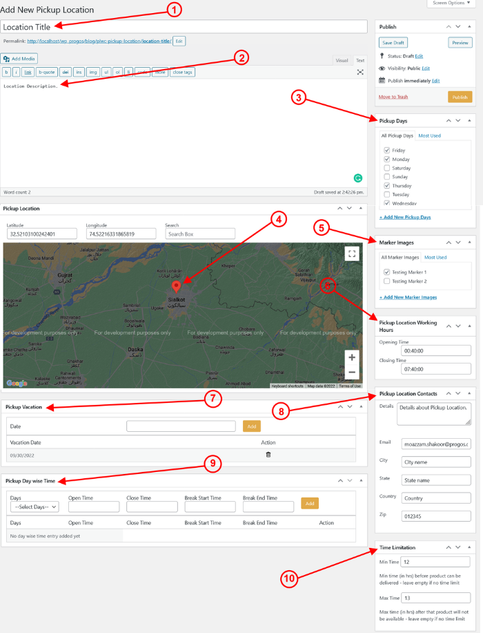 Pickup Location WooCommerce Local Pickup With Multiple Locations​ - ProgosTech