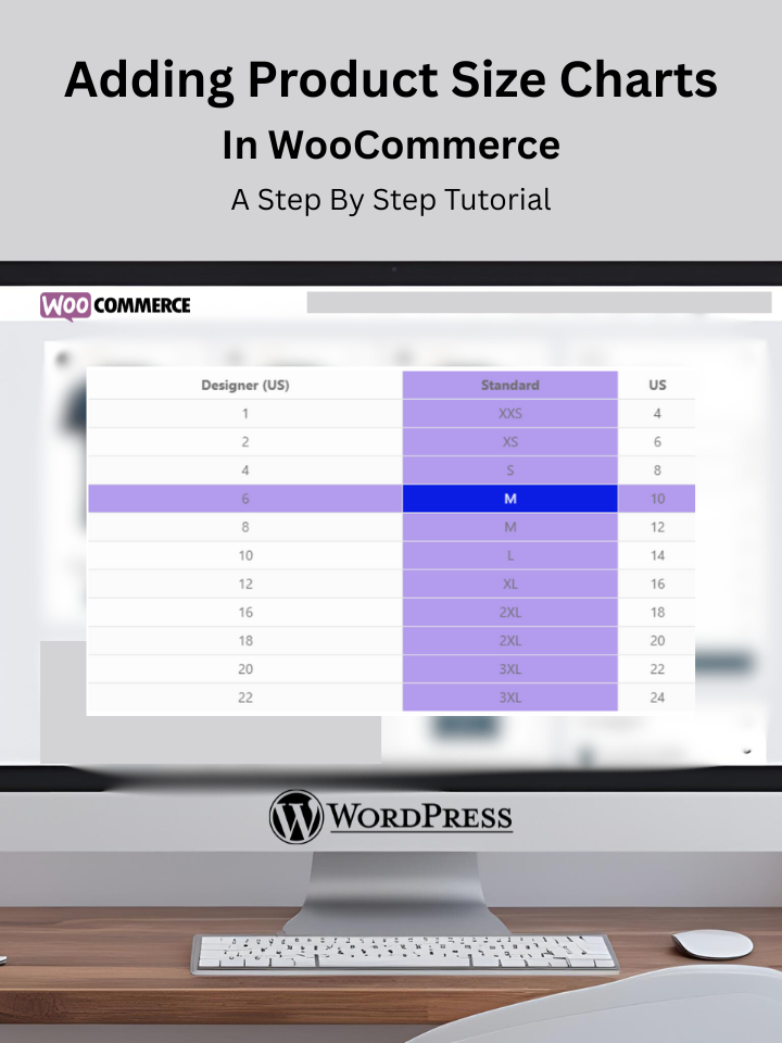 Step by Step Tutorial on Adding Product Size Charts in WooCommerce - ProgosTech