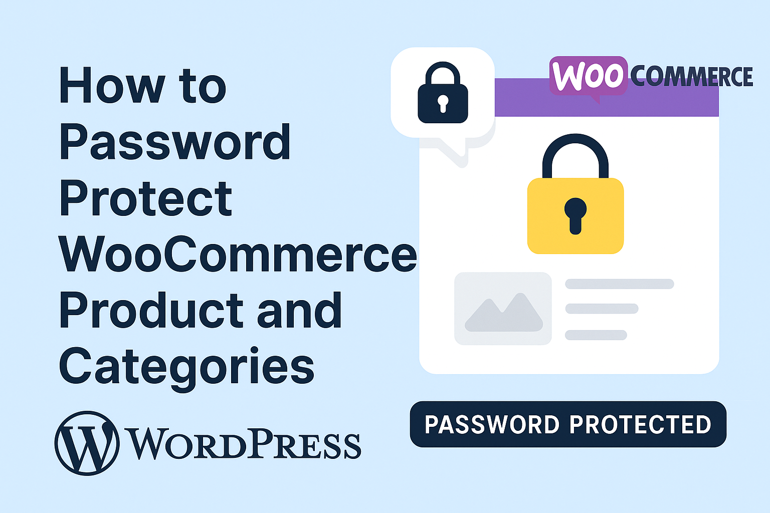 How to Password Protect WooCommerce Products and Categories