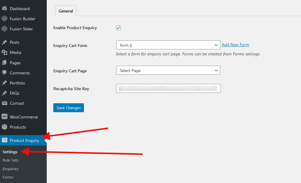 How to Add a Product Enquiry Form to Your WooCommerce Store (Step by Step) - Backend Settings